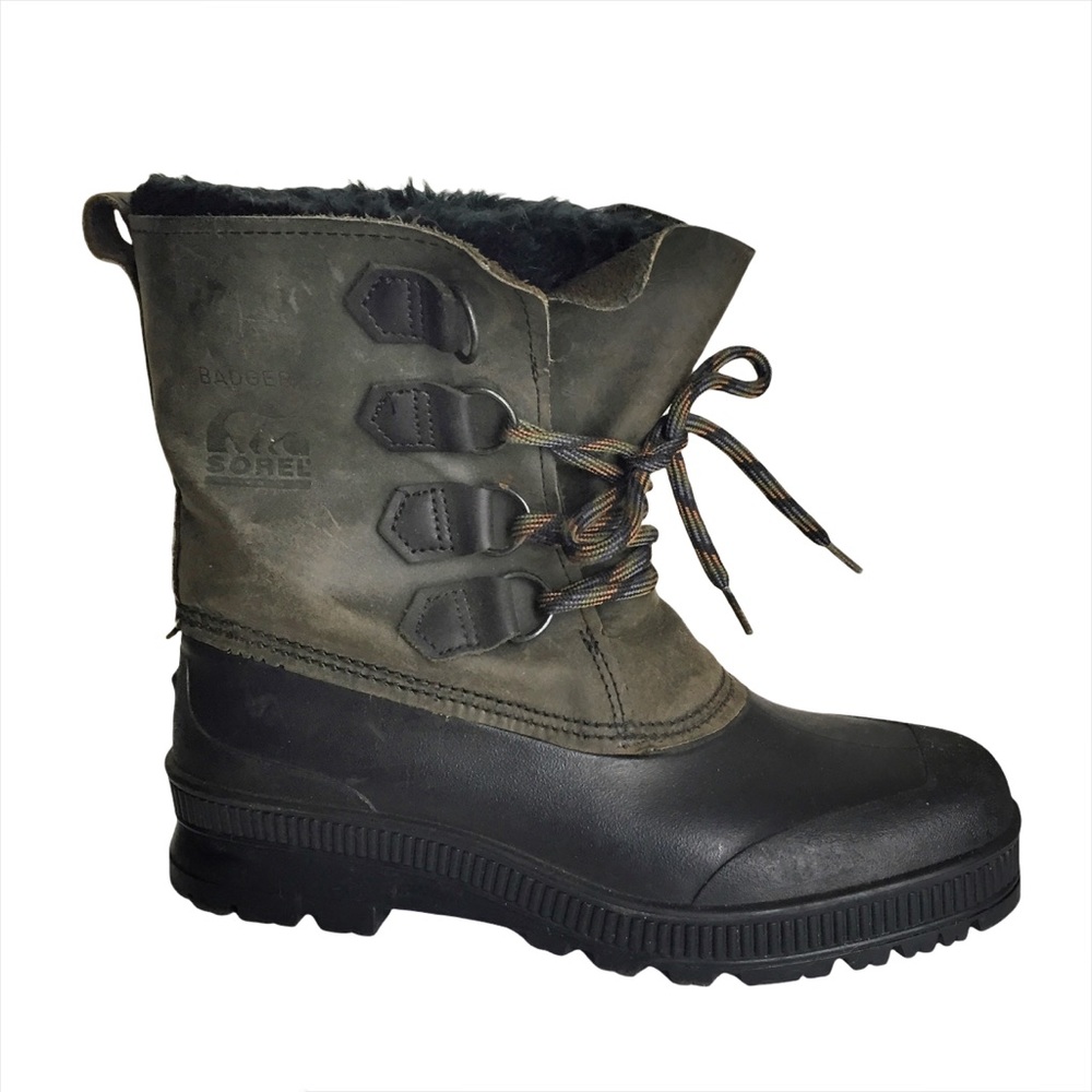 Sorel Mid Calf Winter Lace Up Snow Boots Sz 9